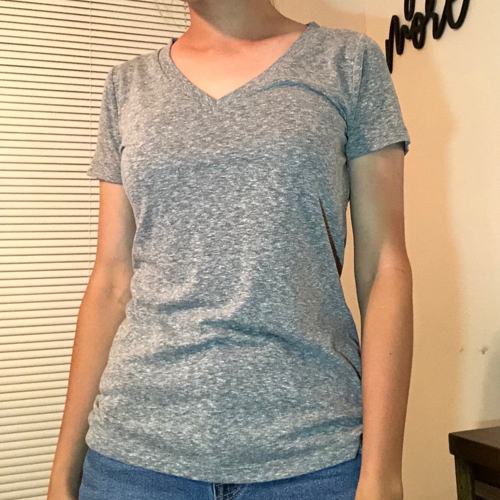 grey vneck